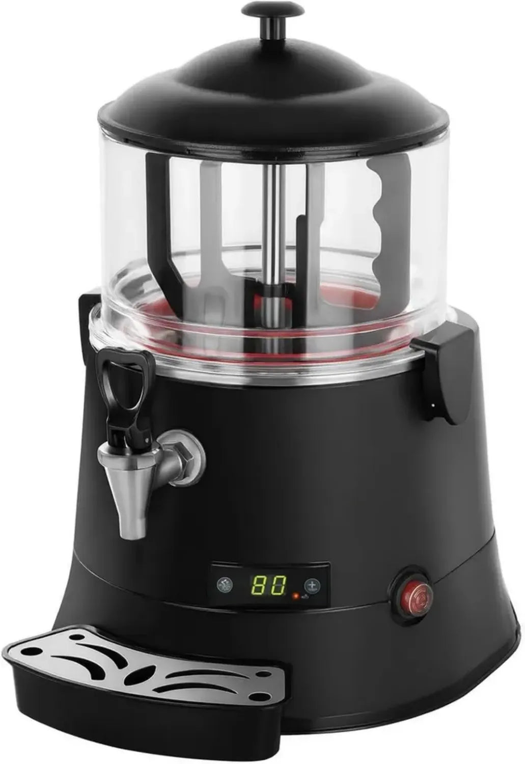 Distributeur de Chocolat Chaud Professionnel 5L 400W Température Ajustable