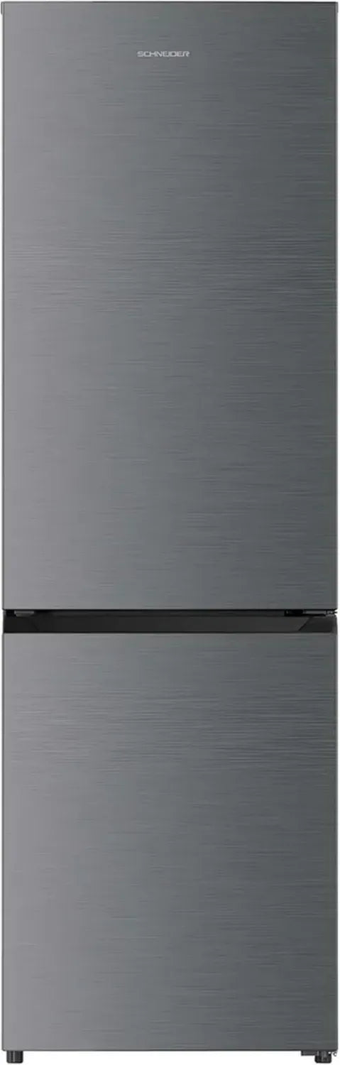 Réfrigérateur Combiné 400L Inox Antidérapant - Schneider